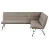 Coaster Fine Furniture 108496 Dodson - Fabric Upholstered L-Shaped Nook Dining Bench - Taupe