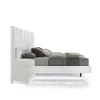New Classic 00-1840-100NS New Classic 00-1840-100NS Europa - 6/6 Eastern King Bed With 2 Nightstands & Panels - White