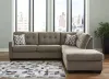 Ashley Furniture 31005S4 Ashley Furniture 31005S4 Mahoney - 2-Piece Sleeper Sectional With Raf Corner Chaise - Chocolate