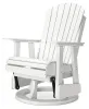 Ashley Furniture P111/835/820(2)/701 Ashley Furniture P111/835/820(2)/701 Hyland Wave - 4 Pc. - Glider Loveseat, 2 Swivel Glider Chairs, Cocktail Table - White