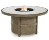 Ashley Furniture P701-776 Rainier Ranch - Round Fire Pit Table - Beige