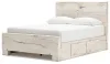 Ashley Furniture B2310B43 Ashley Furniture B2310B43 Lawroy - Full Panel Bed With Under Bed Storage - Light Natural