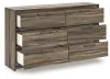 Ashley Furniture PCB2005-31 Elbrim - Six Drawer Dresser - Brown