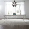 Liberty Furniture 244-T4490 Magnolia Manor - Rectangular Leg Table - Antique White