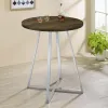 CoasterEveryday 183516 Burkhart - Round Pub Height Bistro Bar Table - Brown Oak