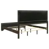 CoasterEveryday 204391KW Kauffman - Wood California King Panel Bed - Dark Cocoa