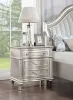 CoasterElevations 223392 Evangeline - 3-Drawer Nightstand - Silver Oak