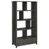 CoasterEssence 801577 Dylan - 4-Shelf Storage Bookshelf - Weathered Gray