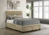 Coaster Fine Furniture 316010F Wheatland - 4-Drawer Upholstered Full Storage Bed - Light Brown