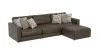 Jackson Furniture Industries 3215/36/31/37/12-09 Siena - 4 Piece Modular Sectional With Cuddler Seat Cushions And Included Accent Pillows - Chocolate
