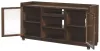 Ashley Furniture W633-68 Starmore - XL TV Stand w/Fireplace Option - Brown
