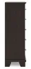 Ashley Furniture B441-46 Covetown - Five Drawer Chest - Dark Brown