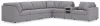 Ashley Furniture 92104S34 Ashley Furniture 92104S34 Modmax - 7-Piece Sectional With Audio System Console - Granite