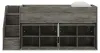Ashley Furniture B4480B25 Ashley Furniture B4480B25 Frandern - Twin Loft Bed With 2 Bookcase Storages - Gray