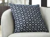 Ashley Furniture A1001109 Abra - Pillow (Set of 4) - Black / Ivory