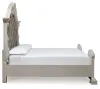 Ashley Furniture PCB948B5 Ashley Furniture PCB948B5 Bruchandi - California King Upholstered Panel Bed - Antique White