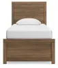 Ashley Furniture PCB1116B8 Ashley Furniture PCB1116B8 Broachmyn - Twin Panel Bed - Auburn