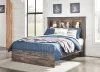 Ashley Furniture B211B46 Ashley Furniture B211B46 Drystan - Full Panel Bookcase Bed - Brown / Beige