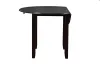 New Classic D1701-40S-EBY New Classic D1701-40S-EBY Gia - 3 Piece Dining Set (Dining Drop Leaf Table & 2 Chairs) - Ebony