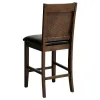 CoasterEssence 115209 Dewey - Upholstered Counter Chair (Set of 2) - Walnut