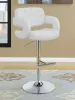 CoasterEssence 102557 Brandi - Adjustable Bar Stool - Chrome And White