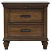 CoasterEssence 300525KE-S5 Devon - 5 Piece Eastern King Bedroom Set - Burnished Oak