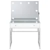 Coaster Fine Furniture 936164 Eliza - Vanity Set With Lighting & Stool - White And Chrome