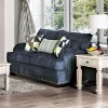 Furniture of America SM6222-LV Zayla - Loveseat - Navy