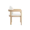 New Classic G5511-72-WHT Wesley - Patio Side Chair With Cushion - White