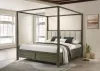Coaster Fine Furniture 224931KW Gran Park - California King Four Poster Canopy Bed - Dark Cocoa