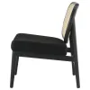 Coaster Fine Furniture 900620 Rayo - Rattan Cane Back Accent Chair With Padded Seat - Black