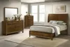 New Classic 00-B0182-34C New Classic 00-B0182-34C Ballard - 5/0 Queen 4 Piece Bedroom Set (Bed, Dresser, Mirror, Chest) - Brown