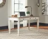 Ashley Furniture H743-134 Realyn - Home Office Lift Top Desk - White / Brown
