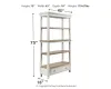 Ashley Furniture H743-70 Realyn - Bookcase - Brown / White