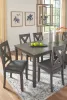 Ashley Furniture D388-425 Caitbrook - RECT DRM Table Set (Set of 7) - Gray