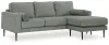 Ashley Furniture 4110218 Hazela - Sofa Chaise - Charcoal