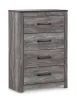 Ashley Furniture B1290/31/36/44/71/98/92(2) Ashley Furniture B1290/31/36/44/71/98/92(2) Bronyan - Queen Panel Bed - 7 Pc. - Dresser, Mirror, Chest, Queen Bed, 2 Nightstands - Dark Gray