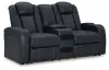 Ashley Furniture 36603/15/18/13 Ashley Furniture 36603/15/18/13 Fyne-Dyme - 3 Pc. - Power Reclining Sofa, Power Reclining Loveseat, Power Recliner - Sapphire