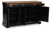 Ashley Furniture D634-80 Wildenauer - Dining Room Buffet - Brown / Black
