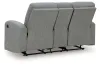 Ashley Furniture PC4220494 Gauntlet - Double Recline Loveseat With Console - Sterling