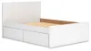 Ashley Furniture EB9630B15 Ashley Furniture EB9630B15 Onita - Full Panel Platform Bed With 2 Side Storage - White