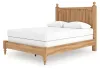 Ashley Furniture PCB1075B7 Ashley Furniture PCB1075B7 Aleaport - Queen Panel Bed - Warm Brown