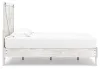 Ashley Furniture EB4121B2 Shawburn - Full Panel Platform Bed - Whitewash