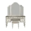 Liberty Furniture 244-BR-VN Magnolia Manor - 3 Piece Vanity Set - Antique White
