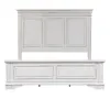 Liberty Furniture 520-BR-CPB Abbey Park - California King Panel Bed - Antique White
