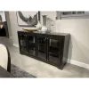 Riverside Furniture 27156 Lydia - Display Sideboard - Dark Brown