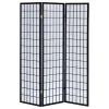 CoasterEveryday 4622 Carrie - 3-Panel Room Divider Folding Shoji Screen - Black