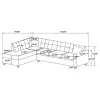 CoasterEveryday 500413-S2 Stonenesse - Sectional Sofa With Storage Ottoman Set - Gray