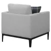 CoasterElevations 508683 Apperson - Upholstered Track Arm Accent Chair - Light Gray