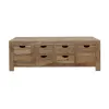 CoasterElevations 723888 Esther - 6-Drawer Solid Wood Coffee Table - Natural